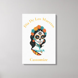 Dia De Los Muertos Skull Thunder_Cove Leinwanddruck