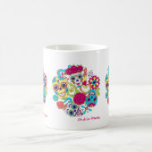 Dia de Los Muertos Skulls Kaffeetasse (Mittel)