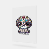 Dia De Los Muertos Sloth Active T - Shirt Acrylschild (Winkel)