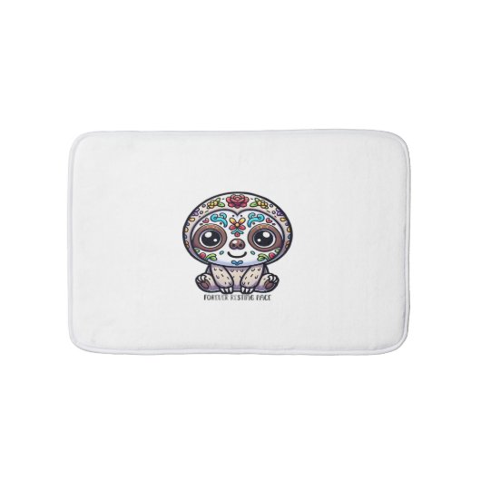 Dia De Los Muertos Sloth Active T - Shirt Badematte (Vorderseite)