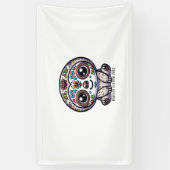 Dia De Los Muertos Sloth Active T - Shirt Banner (Vertikal)