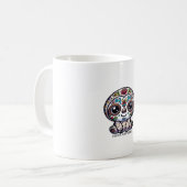 Dia De Los Muertos Sloth Active T - Shirt Kaffeetasse (Vorderseite Links)