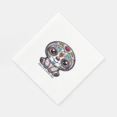 Dia De Los Muertos Sloth Active T - Shirt Serviette (Ecke)