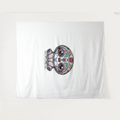 Dia De Los Muertos Sloth Active T - Shirt Wandteppich (Vorderseite (Horizontal))