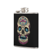Dia De Los Muertos Sugar Skull Flachmann (Links)