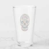 Dia De Los Muertos Sugar Skull Glas (Rückseite)