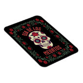 Dia de los Muertos Sugar Skull Magnet (Rechte Seite)