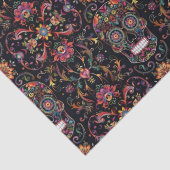 Día de los Muertos Sugar Skull Muster Decoupage Seidenpapier (Detail)