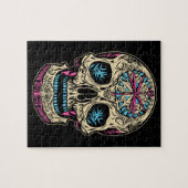 Dia De Los Muertos Sugar Skull Puzzle (Horizontal)