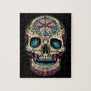 Dia De Los Muertos Sugar Skull Puzzle