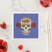 Dia de los Muertos Sugar Skull Serviette (Beispiel)