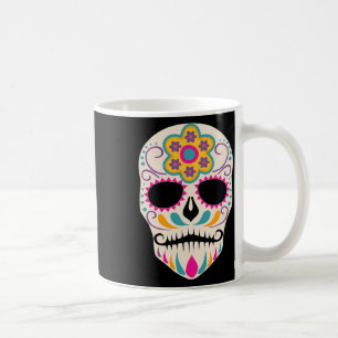 Dia de Los Muertos Sugar Skull Spanischer Tag der  Kaffeetasse