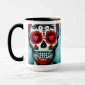 Dia de Los Muertos Sugar Skull Tasse (Links)
