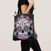 Dia de los Muertos Sugar Skull Tote Bag Tasche (Von Nahem)