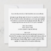 Dia de los Muertos (Tag der Toten) Einladung (Rückseite)