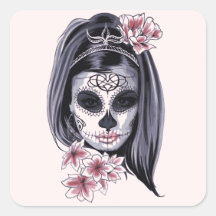 Dia de Los Muertos Tag der Toten Katrina bemalt