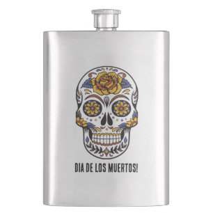 Dia de los Muertos (Tag der Toten) Klassischer Kol Flachmann