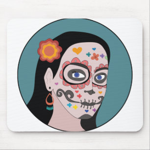 Día de Los Muertos Tag der Toten Mousepad