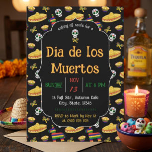 Dia de los Muertos Tag der Toten Party Einladung