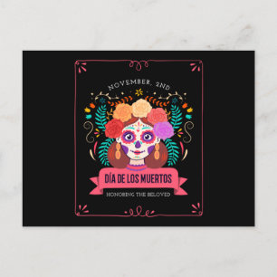 Dia de los muertos Tag der Toten Postkarte