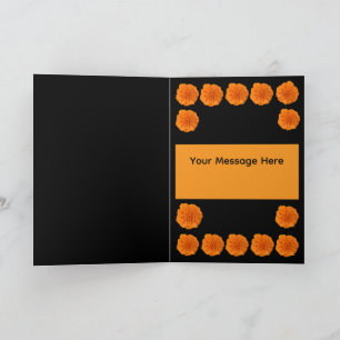 Dia de Los Muertos Tag der Toten Stickerei Totenko Karte