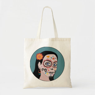 Día de Los Muertos Tag der Toten Tragetasche