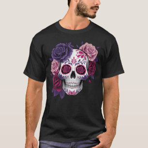 Día De Los Muertos Tag Der Toten Zuckerschädel T-Shirt