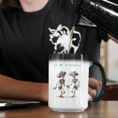Dia de los Muertos tanzende Skelette anpassbar Verwandlungstasse