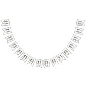 Dia de los Muertos tanzende Skelette anpassbar Wimpelkette (Alle)