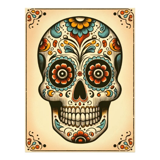 Dia de los Muertos Tarot Fotodruck (Vorne)