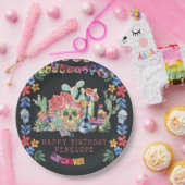 Día de los Muertos Theme Personalisiert Pappteller (Party)