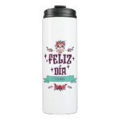 Dia De Los Muertos Thermosbecher (Vorderseite)