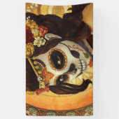 Dia De Los Muertos Throw Pillow Banner (Vertikal)