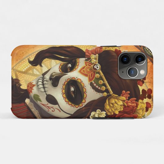 Dia De Los Muertos Throw Pillow Case-Mate iPhone Hülle (Rückseite (Horizontal))