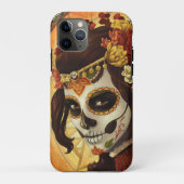 Dia De Los Muertos Throw Pillow Case-Mate iPhone Hülle (Rückseite)