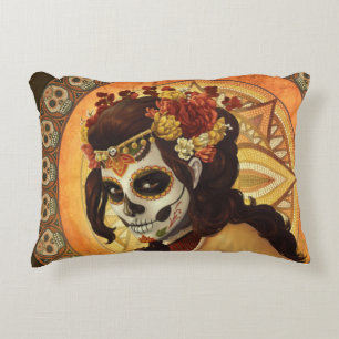 Dia De Los Muertos Throw Pillow Dekokissen