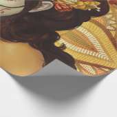 Dia De Los Muertos Throw Pillow Geschenkpapier (Ecke)