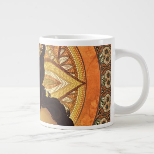 Dia De Los Muertos Throw Pillow Jumbo-Tasse (Rechts)