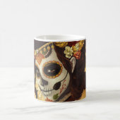 Dia De Los Muertos Throw Pillow Kaffeetasse (Mittel)