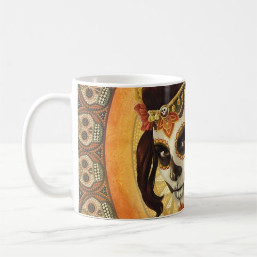 Dia De Los Muertos Throw Pillow Kaffeetasse (Links)