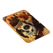 Dia De Los Muertos Throw Pillow Magnet (Rechte Seite)