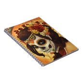 Dia De Los Muertos Throw Pillow Notizblock (Rechte Seite)
