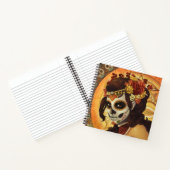 Dia De Los Muertos Throw Pillow Notizblock (Innenseite)
