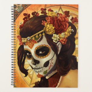 Dia De Los Muertos Throw Pillow Planer