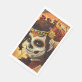 Dia De Los Muertos Throw Pillow Serviette (Ecke)