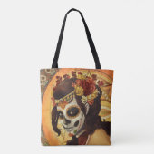 Dia De Los Muertos Throw Pillow Tasche (Rückseite)