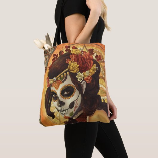 Dia De Los Muertos Throw Pillow Tasche (Von Nahem)