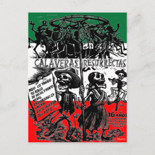 Dia de los Muertos (Toter Tag) Postkarte
