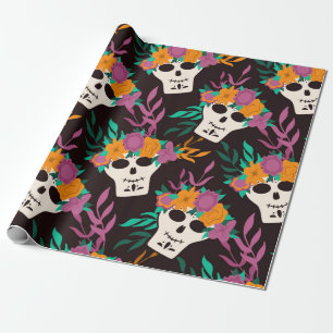 Dia de Los Muertos, traditionelles mexikanisches H Geschenkpapier