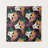 Dia de Los Muertos, traditionelles mexikanisches H Wandteppich (Vorderseite (Horizontal))